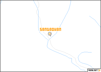 map of Sandaowan