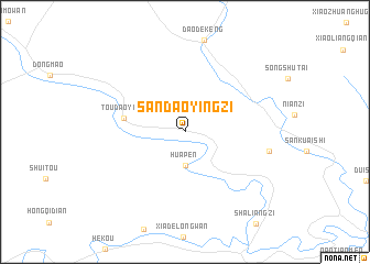 map of Sandaoyingzi