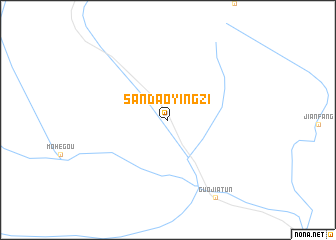map of Sandaoyingzi