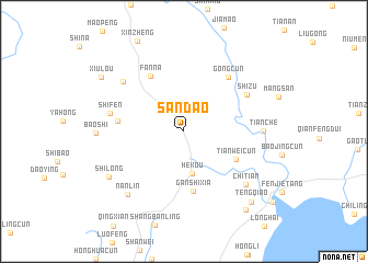 map of Sandao