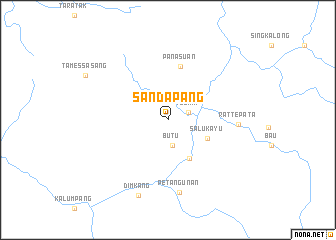 map of Sandapang