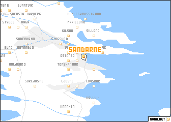 map of Sandarne