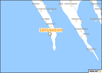 map of Sandawshin