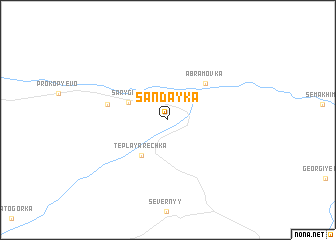 map of Sandayka