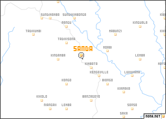 map of Sanda