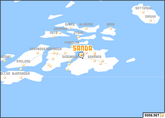 map of Sanda