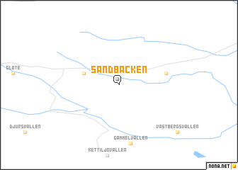 map of Sandbäcken