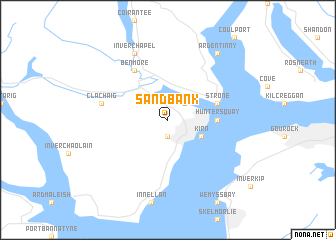 map of Sandbank