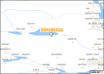 map of Sandbergs