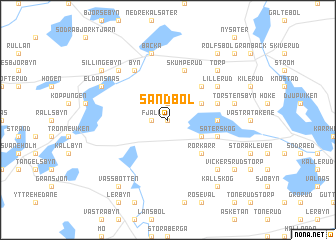map of Sandbol