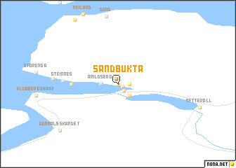 map of Sandbukta
