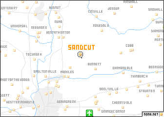 map of Sandcut