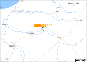 map of Sandebara