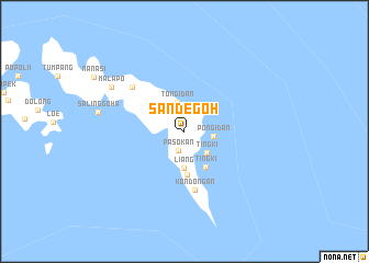 map of Sandegoh