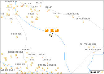 map of Sandeh