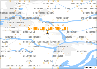 map of Sandelingen-Ambacht