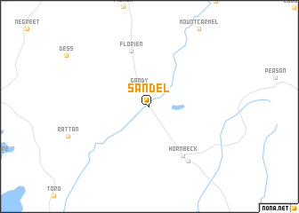 map of Sandel
