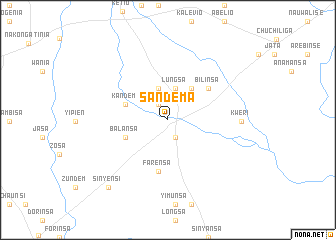 map of Sandema