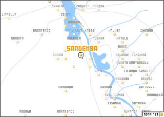 map of Sandemba
