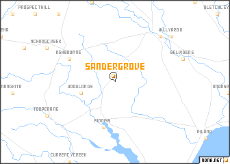 map of Sandergrove