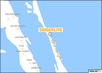 map of Sanderling