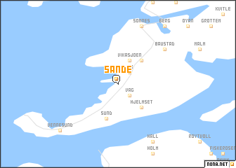 map of Sande