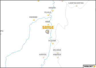 map of Sande