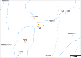 map of Sande