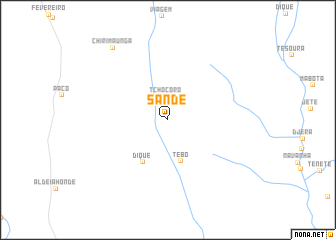 map of Sande