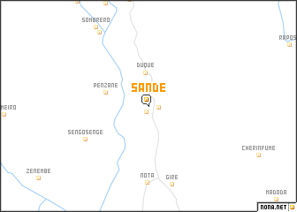 map of Sande