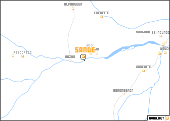 map of Sande