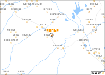 map of Sande