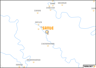 map of Sande