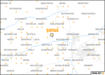 map of Sande