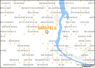 map of Sandfeld