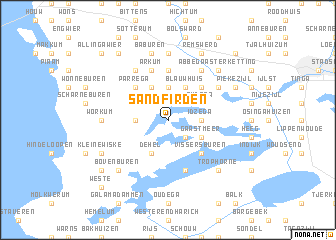 map of Sandfirden