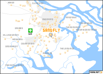 map of Sandfly