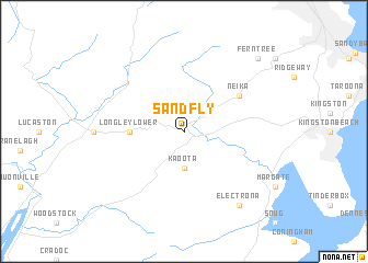 map of Sandfly