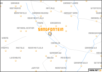 map of Sandfontein