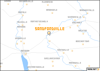 map of Sandfordville