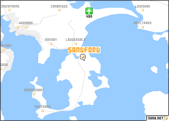 map of Sandford