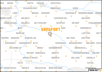 map of Sandfort