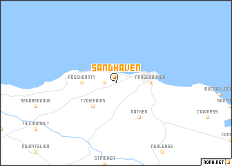 map of Sandhaven