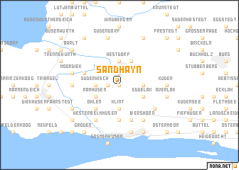 map of Sandhayn