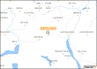 map of Sandhem