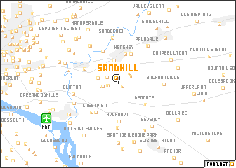 map of Sandhill