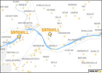 map of Sandhill