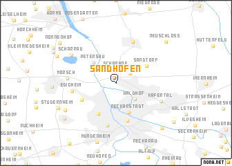 map of Sandhofen