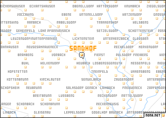 map of Sandhof