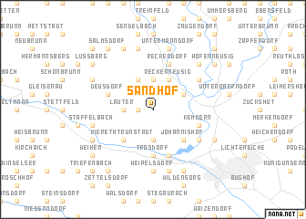 map of Sandhof